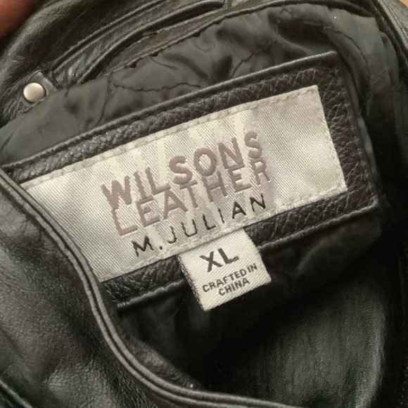 Wilson Leather . M. Julian Lined Genuine Leather Jacket Men’s XL - Picture 11 of 14